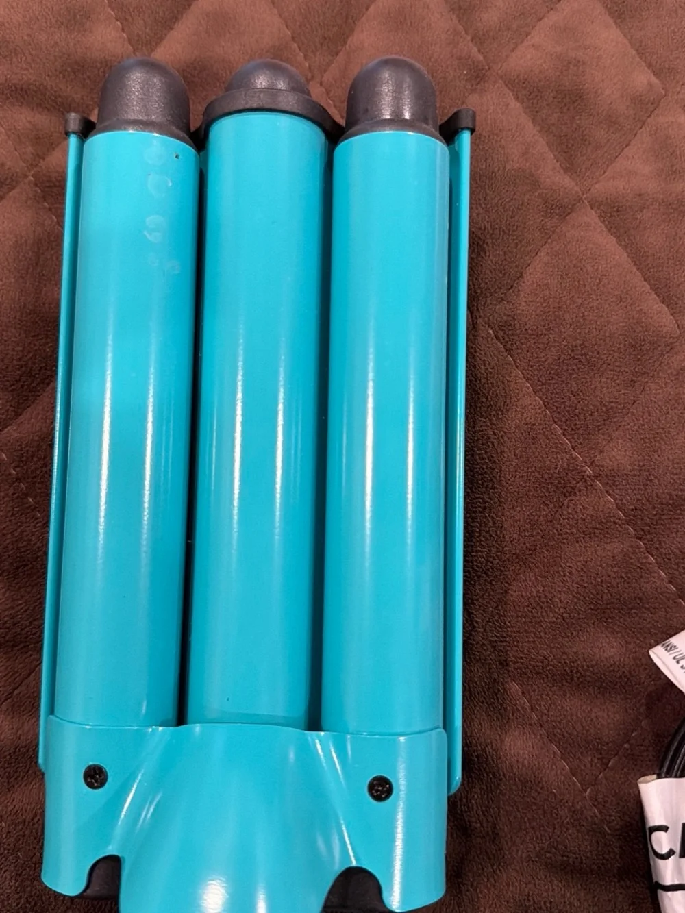 Bed Head Turquoise Triple Barrel Waver with Purple Ombré Handle
